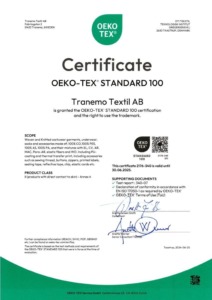 Image-Tranemo-Certificate-Reward-Oekotex